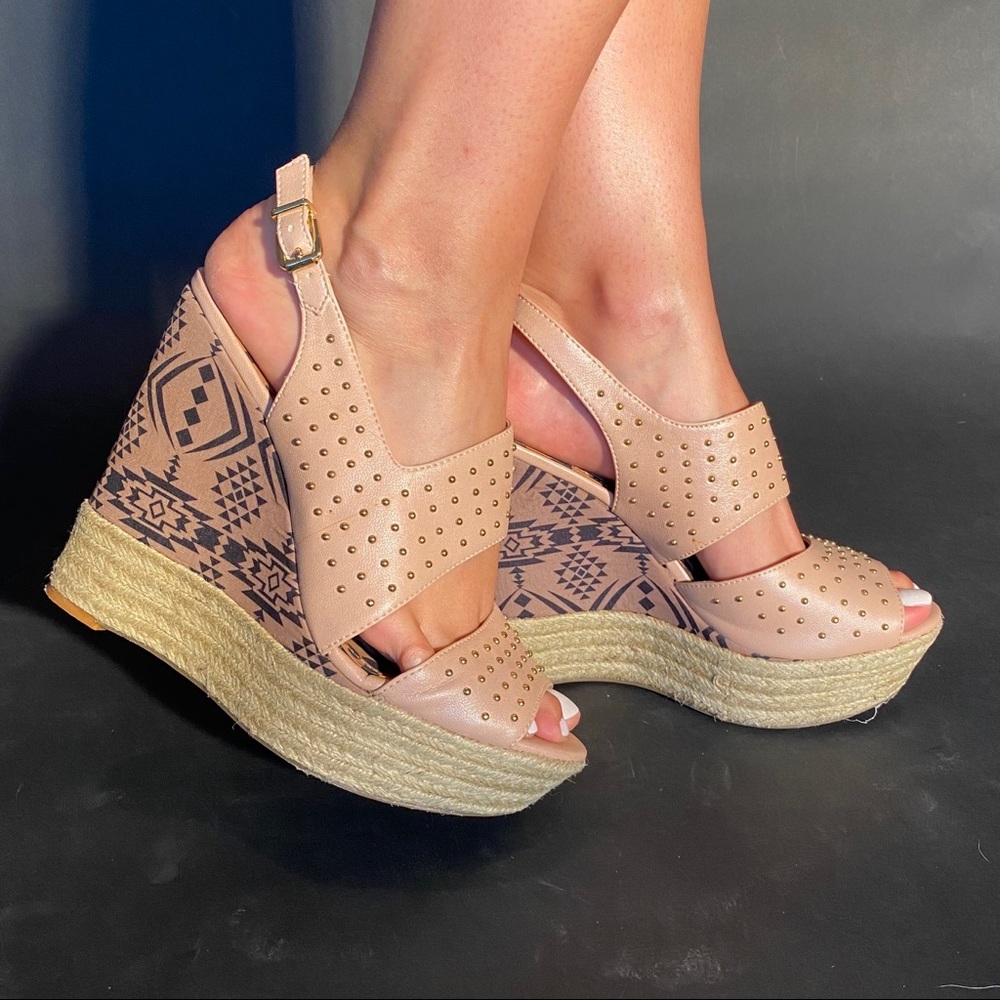 Jessica Simpson Studded Wedges
